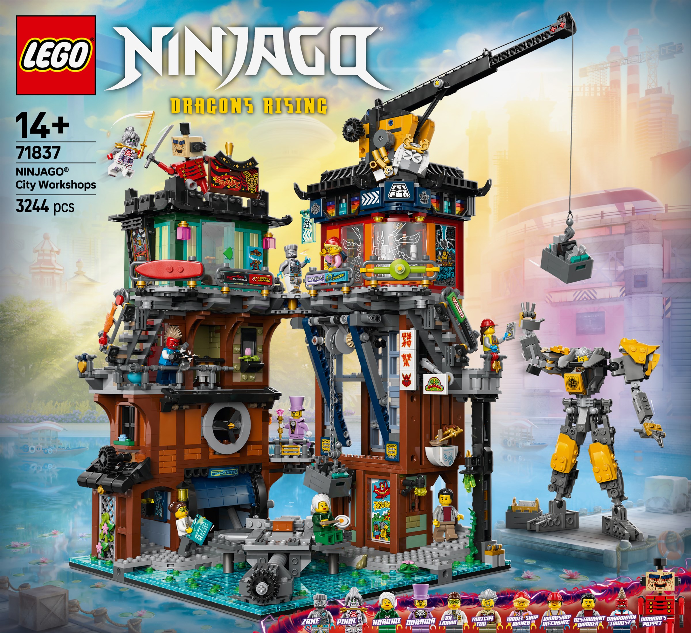 LEGO Ninjago 71837 NINJAGO City Workshops - Part #1 - Minifigures